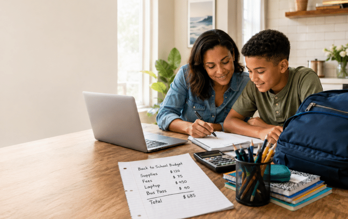 Back to School Budget