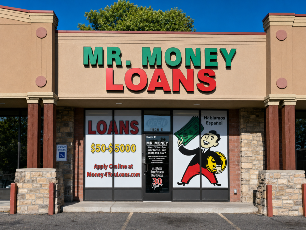 Mr Money Loans in Ogden Utah - 50 N Washington Blvd Ste E