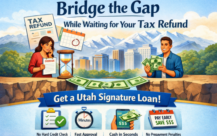 Tax Refund Timing Bridge the Gap with a Utah Signature Loan