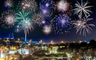 Fireworks Skyline