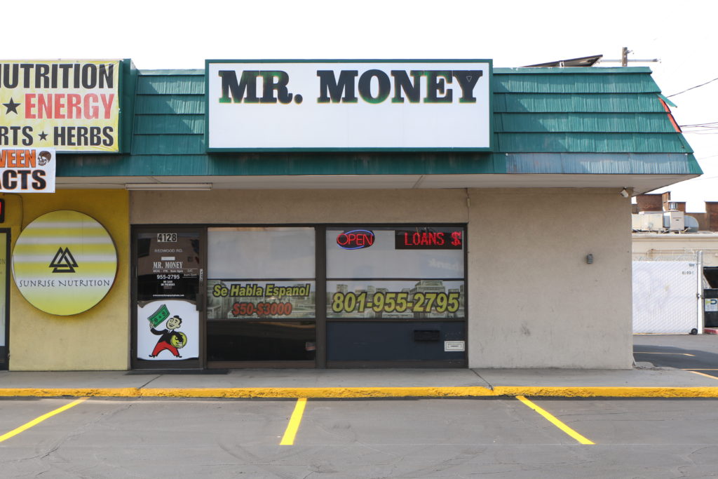 Mr Money Loans in Taylorsville Utah - 4128 S Redwood Rd. Taylorsville, UT 84123